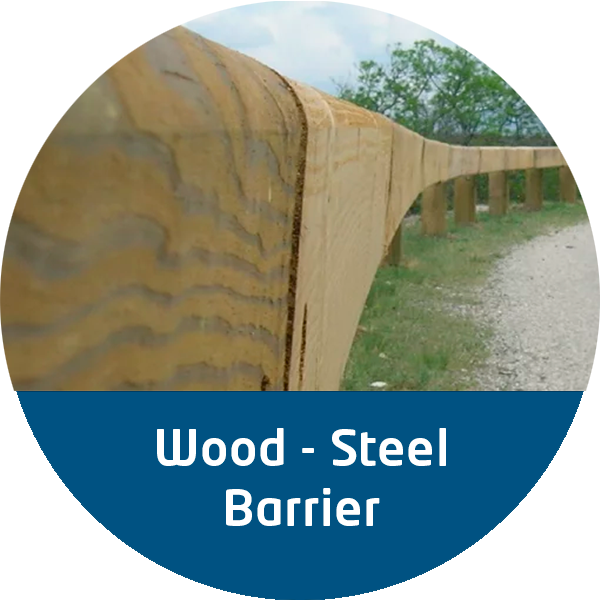 Wood - Steel Barrier