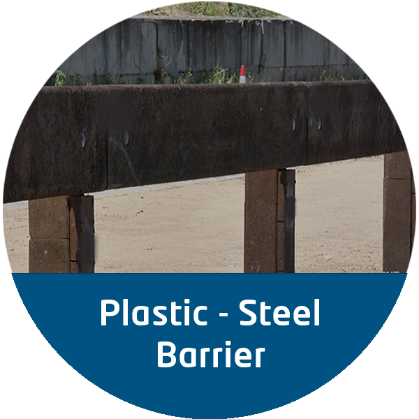 Plastic - Steel Barrier